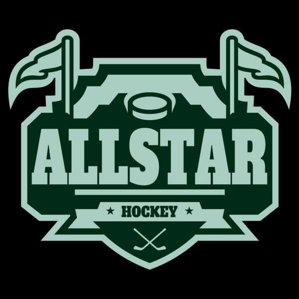 All Star Hockey Tournament logo template 02 Thumbnail