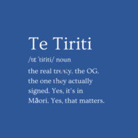 Youth Classic Tee – Te Tiriti Design