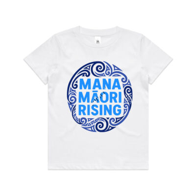 Mana Māori Rising Blue - Kid's Tee Thumbnail