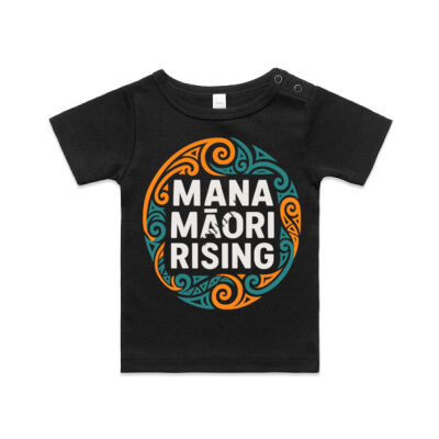Mana Māori Rising Light – Pēpi Tee Thumbnail
