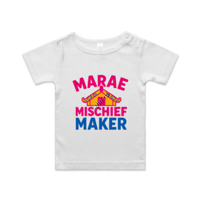 Marae Mischief Maker - Pēpi Tee Thumbnail