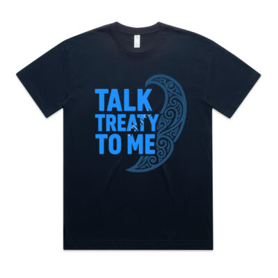 Talk Treaty To Me - Men's Oversized Tee Thumbnail