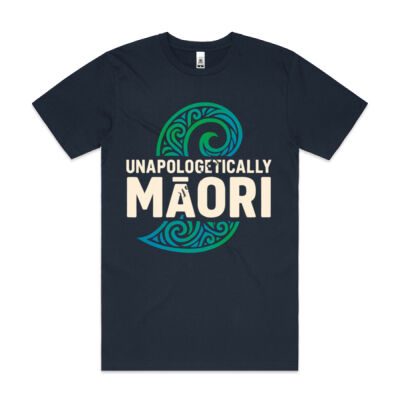 Unapologetically Maori - Men's Block Tee Thumbnail