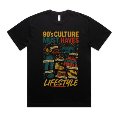 90's - Men's Oversized Tee Thumbnail