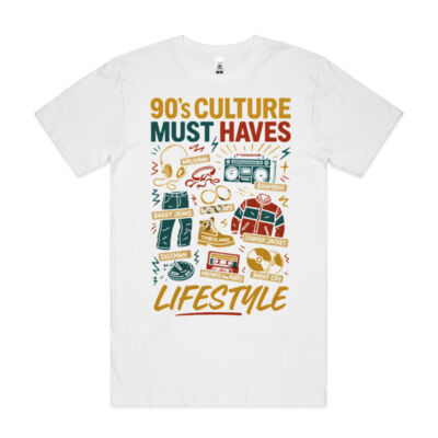 90's - Men's Block Tee Thumbnail