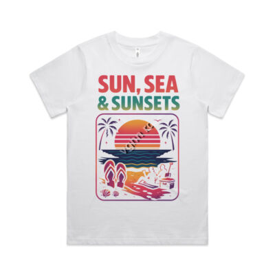 Sun, Sea & Sunsets - Women's Classic Tee Thumbnail