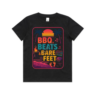 BBQ, Beats & Bare Feet - Youth Tee Thumbnail