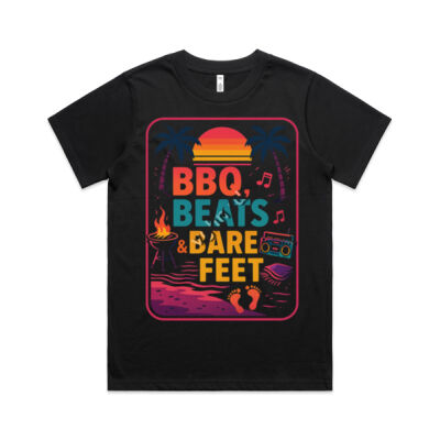 BBQ, Beats & Bare Feet - Women's Classic Tee Thumbnail