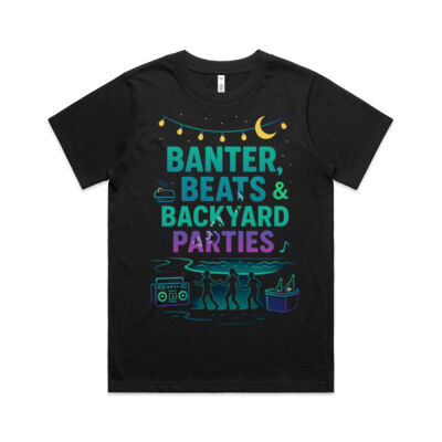 Banter, Beats & Backyard Parties - Women's Classic Tee Thumbnail