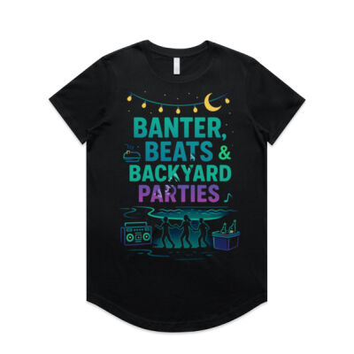 Banter, Beats & Backyard Parties - Women's Curve Tee Thumbnail