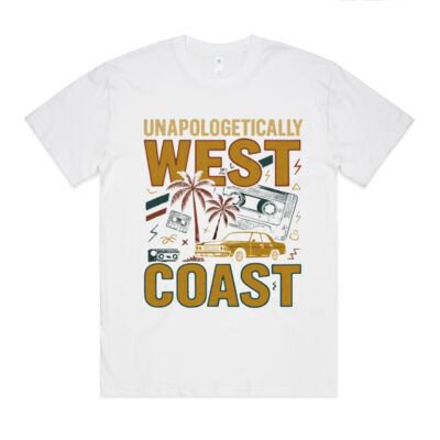 Unapologetically West Coast - Men's Oversized Tee Thumbnail